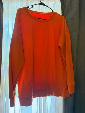 Bright Orange Crewneck Sweatshirt